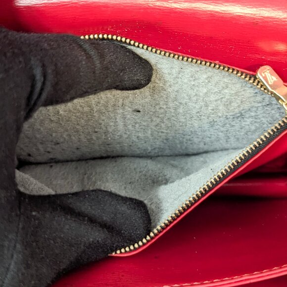 LOUIS VUITTON Epi Leather Friedland Bag Black Red Colorblock - Picture 9 of 16